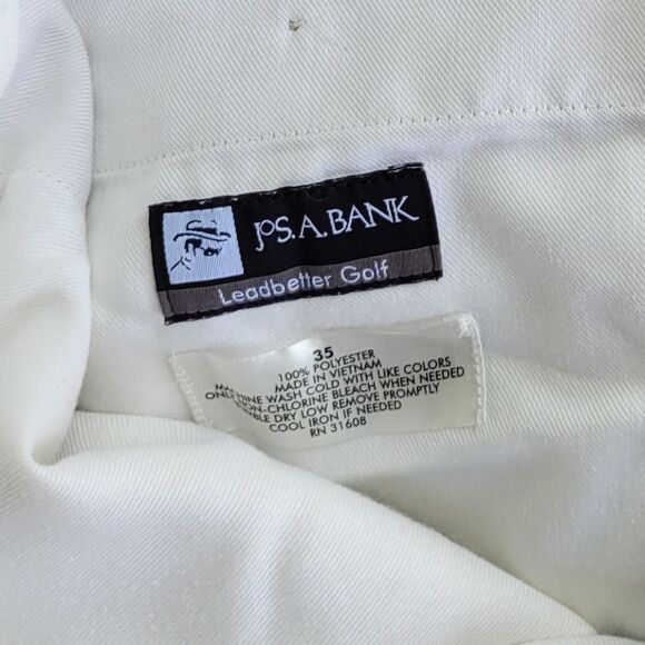 Jos. A Bank Size 35 Tan Leadbetter Golf Flat Front Shorts - Picture 2 of 7